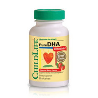 CHILD LIFE Essentials Pure DHA 胶囊 90粒（草莓味）