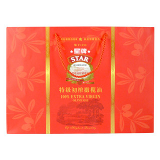 STAR 星牌 特级初榨橄榄油 （500ml*4瓶）