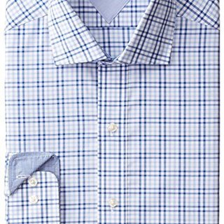 TOMMY HILFIGER Slim-Fit Plaid 男士纯棉修身衬衫