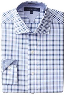 TOMMY HILFIGER Slim-Fit Plaid 男士纯棉修身衬衫