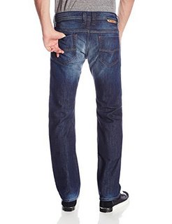 DIESEL Safado Regular Slim Straight-Leg 0823G 男款修身直腿牛仔裤