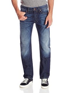 DIESEL Safado Regular Slim Straight-Leg 0823G 男款修身直腿牛仔裤