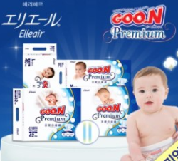 GOO.N 大王 天使系列 纸尿裤 NB-L码*4包