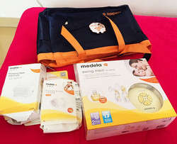 medela 美德乐 丝韵.翼吸奶器 幸福礼包（丝韵翼、百依胸衣、一次性乳垫10片）+凑单品