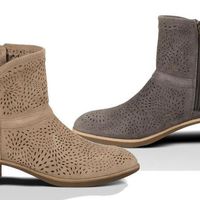 UGG australia Darling Seaweed Perf 女士真皮短靴