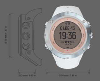 SUUNTO 颂拓 Ambit3 拓野3 蓝宝石 运动腕表（含心率带）