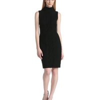 Calvin Klein  Sleevless Turtle Neck Dress 无袖连衣裙