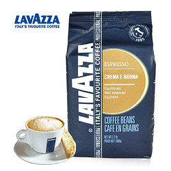 Lavazza拉瓦萨 意大利原装进口咖啡豆 意式香浓CREMA E AROMA 1KG   预定好价