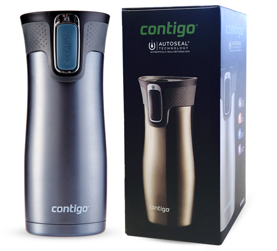 Contigo Autoseal系列 真空不锈钢保温杯 460ml 蓝色