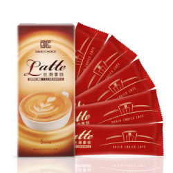 大卫之选 丝滑拿铁咖啡Latte 香甜口味 速溶即溶咖啡系列 20g*5条/盒