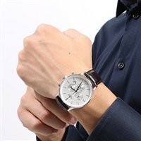 EDOX 依度 LES VAUBERTS 系列 CHRONOGRAPH 10408-3A-AIN 男士时装腕表