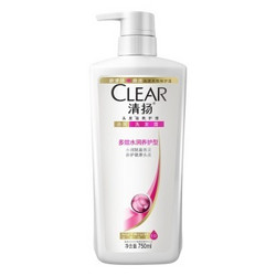 CLEAR 清扬 男士去屑多效水润型 洗发水 750ml *2件