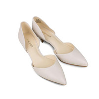 NINE WEST 玖熙 女士米白色时尚舒适简约尖头单鞋*2双
