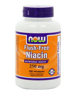 NOW Foods Flush Free Niacin 烟酸/VB3 （250mg，180粒）