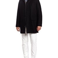 歌涵 COLE HAAN Melton Duffle Jacket 男士羊毛混纺大衣