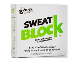 SweatBlock Antiperspirant 医用级 强效止汗贴（8片装）