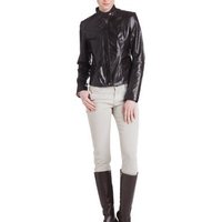 歌涵 COLE HAAN Sheen Lamb Jacket 女款真皮夹克
