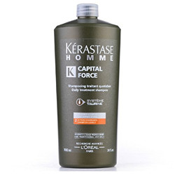 KÉRASTASE 卡诗 男士系列 纤细发质洗发水 1000ml+L'OREAL professional 欧莱雅 气囊按摩梳 