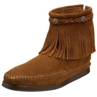 MINNETONKA 迷你唐卡 299 Back-Zip Boot 流苏短靴