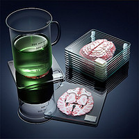 ThinkGeek Brain Specimen Coasters 脑部切片杯垫