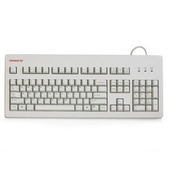 Cherry 樱桃 G80-3494LYCUS-0机械键盘 白色红轴