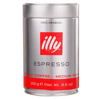 illy 意利 多口味 浓缩咖啡粉/豆 250g*2罐