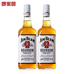 JIM BEAM 占边波本 威士忌 750ml*2瓶