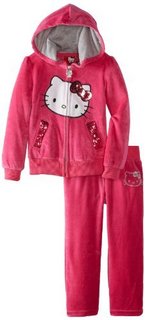 Hello Kitty  Velour Active Set 女宝宝卫衣套装