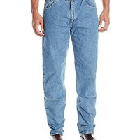 Wrangler Genuine Relaxed Fit 男款宽松直筒牛仔裤