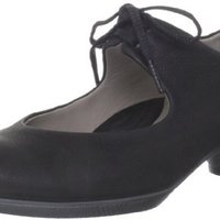 ecco 爱步 Sculptured Lace Mary Jane 真皮女士中跟鞋