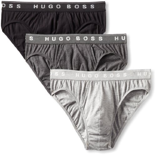 HUGO BOSS 男士纯棉三角内裤 True Blue/Sky Captain/Forged Iron S码