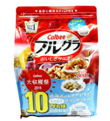 Calbee 水果颗粒果仁谷物营养麦片 800g