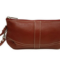 Piel Leather Large Ladies Wristlet 女款真皮手拿包