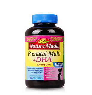 Nature Made Prenatal plus DHA 孕妇复合维生素+DHA 60粒