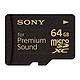 SONY 索尼 for Premium Sound SR-64HXA 64GB 高音质 MicroSDXC储存卡