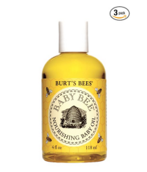BURT'S BEES 小蜜蜂 Baby Bee Nourishing Baby Oil 婴儿按摩油 118ml*3瓶