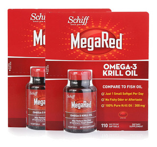 Schiff MegaRed Omega 3 Krill Oil 磷虾油 300mg*110粒*2