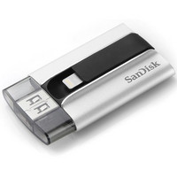 SanDisk 闪迪 iXpand欢欣i享 USB 2.0 U盘 银色 64GB USB/苹果lightning双接口