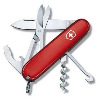 VICTORINOX 维氏 1.3405  简约生活多功能瑞士军刀 15项功能 红色光面