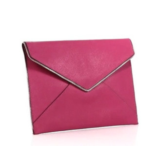 REBECCAMINKOFF Leo Envelope Clutch 女款手拿包 白色