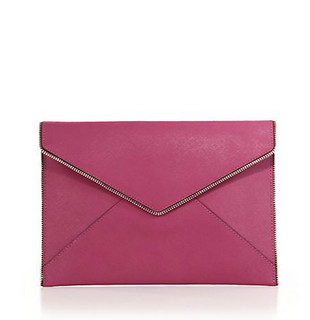 REBECCAMINKOFF Leo Envelope Clutch 女款手拿包 白色