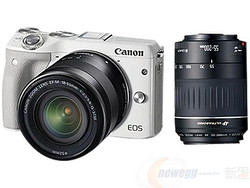 Canon 佳能 EOS M3 便携无反双头套机（18-55mm+55-200mm）