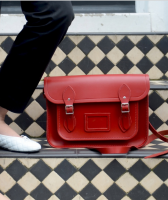 天猫双11预售：Cambridge Satchel 13寸剑桥包 红色