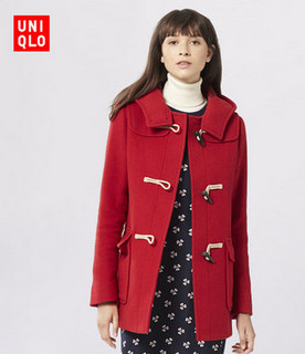 UNIQLO 优衣库 女装 146589 羊毛混纺大衣 