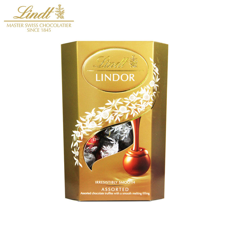 华北华东:lindt 瑞士莲 软心精选巧克力 16粒 分享装 200g*5盒