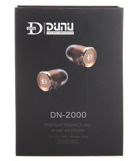 DUNU 达音科 DN2000 三单元圈铁 入耳式耳机