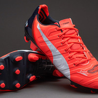 PUMA 彪马 evoPOWER 1.2 Lava Blast  人造纤维 足球鞋