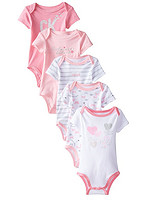 Calvin Klein 新生儿女宝宝60％棉连体衣5件套
