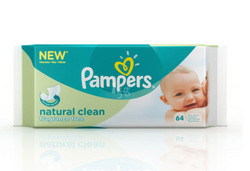 Pampers 帮宝适 自然纯净系列 婴儿湿巾 64片*2包