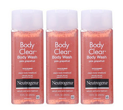 Neutrogena 露得清 磨砂沐浴露（葡萄柚味 250ml*3瓶）